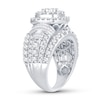 Thumbnail Image 2 of Now + Forever Diamond Engagement Ring 3 ct tw Round & Baguette 14K White Gold