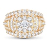 Thumbnail Image 3 of Now + Forever Diamond Engagement Ring 3 ct tw Round & Baguette 14K Yellow Gold