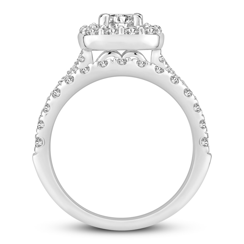Diamond Bridal Set 1-7/8 ct tw Round-cut 14K White Gold