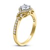 Adrianna Papell Diamond Engagement Ring 5/8 ct tw Round-cut 14K Yellow Gold