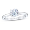 Thumbnail Image 0 of THE LEO First Light Diamond Solitaire Engagement Ring 1-1/2 ct tw Round-cut 14K White Gold