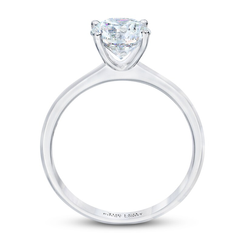 Main Image 3 of THE LEO First Light Diamond Solitaire Engagement Ring 1-1/2 ct tw Round-cut 14K White Gold