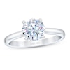 Thumbnail Image 1 of THE LEO First Light Diamond Solitaire Engagement Ring 2 ct tw Round-cut 14K White Gold