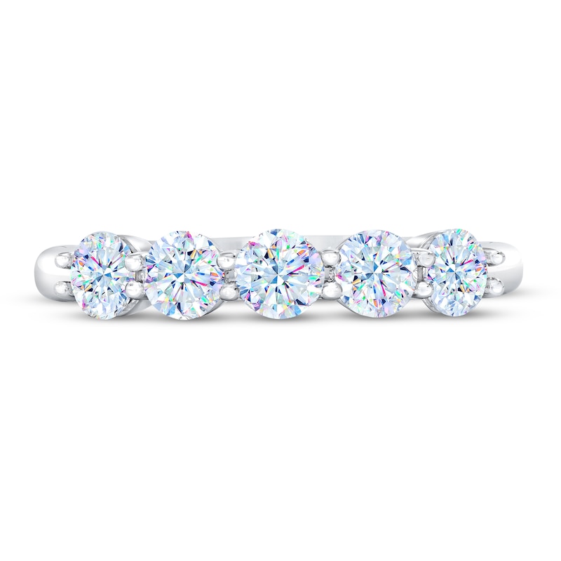 THE LEO First Light Diamond Anniversary Ring 1 ct tw 14K White Gold