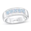 Thumbnail Image 1 of Men's THE LEO First Light Diamond Wedding Band 1 ct tw Round-cut 14K White Gold