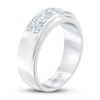 Thumbnail Image 2 of Men's THE LEO First Light Diamond Wedding Band 1 ct tw Round-cut 14K White Gold