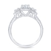 Thumbnail Image 2 of THE LEO First Light Diamond Three-Stone Engagement Ring 7/8 ct tw 14K White Gold