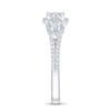 Thumbnail Image 3 of THE LEO First Light Diamond Three-Stone Engagement Ring 7/8 ct tw 14K White Gold