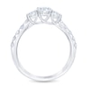 Thumbnail Image 2 of THE LEO First Light Diamond Three-Stone Engagement Ring 1 ct tw 14K White Gold