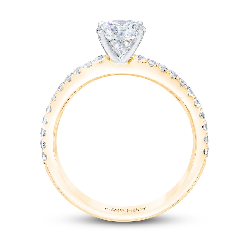 THE LEO First Light Diamond Engagement Ring 5/8 ct tw 14K Yellow Gold