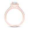 THE LEO First Light Diamond Engagement Ring 1 ct tw Round-cut 14K Rose Gold