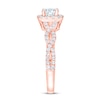 Thumbnail Image 2 of THE LEO First Light Diamond Engagement Ring 7/8 ct tw 14K Rose Gold