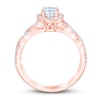 Thumbnail Image 3 of THE LEO First Light Diamond Engagement Ring 7/8 ct tw 14K Rose Gold