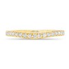 Thumbnail Image 3 of THE LEO First Light Diamond Wedding Band 1/4 ct tw Round-cut 14K Yellow Gold