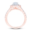 THE LEO First Light Diamond Engagement Ring 1 ct tw Round-cut 14K Two-Tone Gold