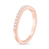 Thumbnail Image 1 of THE LEO First Light Diamond Wedding Band 1/4 ct tw Round-cut 14K Rose Gold