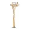 Thumbnail Image 2 of Now + Forever Diamond Engagement Ring 1 ct tw Pear & Round-cut 14K Yellow Gold