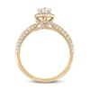 Thumbnail Image 3 of Now + Forever Diamond Engagement Ring 1 ct tw Pear & Round-cut 14K Yellow Gold