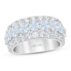 Thumbnail Image 0 of THE LEO First Light Diamond Anniversary Ring 3 ct tw Round-cut 14K White Gold