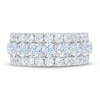 THE LEO First Light Diamond Anniversary Ring 3 ct tw Round-cut 14K White Gold