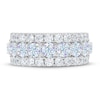 Thumbnail Image 1 of THE LEO First Light Diamond Anniversary Ring 3 ct tw Round-cut 14K White Gold