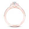 THE LEO First Light Diamond Engagement Ring 1-1/4 ct tw Round-cut 14K Rose Gold