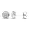 Thumbnail Image 2 of Neil Lane Diamond Earrings 1/4 ct tw Baguette & Round-cut 14K White Gold