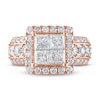 Thumbnail Image 3 of Now + Forever Diamond Engagement Ring 4 ct tw Princess & Round 14K Rose Gold