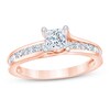 Thumbnail Image 0 of Diamond Engagement Ring 1 ct tw Princess-cut 14K Rose Gold