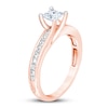 Thumbnail Image 1 of Diamond Engagement Ring 1 ct tw Princess-cut 14K Rose Gold
