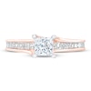 Thumbnail Image 2 of Diamond Engagement Ring 1 ct tw Princess-cut 14K Rose Gold