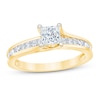 Thumbnail Image 0 of Diamond Engagement Ring 1 ct tw Princess-cut 14K Yellow Gold