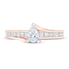 Thumbnail Image 3 of Now + Forever Diamond Engagement Ring 1 ct tw Pear & Princess 14K Rose Gold