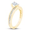 Diamond Engagement Ring 1 ct tw Pear & Princess 14K Yellow Gold