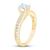 Thumbnail Image 1 of Diamond Engagement Ring 1 ct tw Oval & Princess 14K Yellow Gold