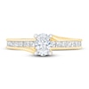 Thumbnail Image 3 of Now + Forever Diamond Engagement Ring 1 ct tw Oval & Princess 14K Yellow Gold