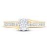 Thumbnail Image 2 of Diamond Engagement Ring 1 ct tw Oval & Princess 14K Yellow Gold