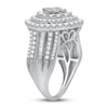 Thumbnail Image 1 of Diamond Engagement Ring 2 ct tw Princess, Round & Baguette 10K White Gold