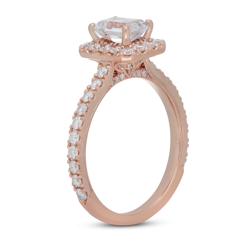 Main Image 2 of Neil Lane Premiere Engagement Ring 1-3/8 ct tw 14K Rose Gold