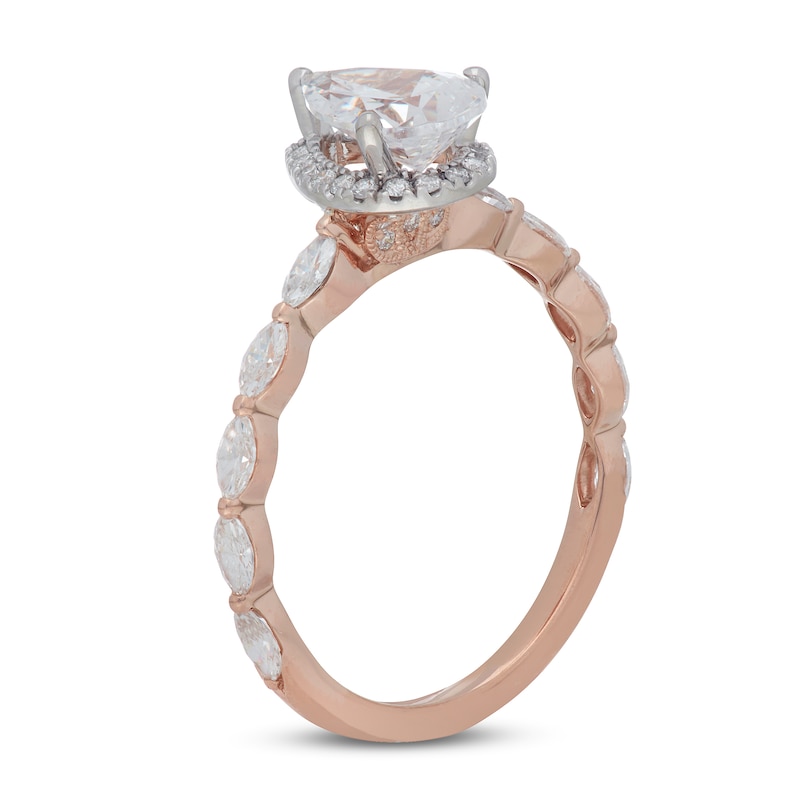 Main Image 2 of Neil Lane Premiere Diamond Engagement Ring 1-1/2 ct tw 14K Two-Tone Gold