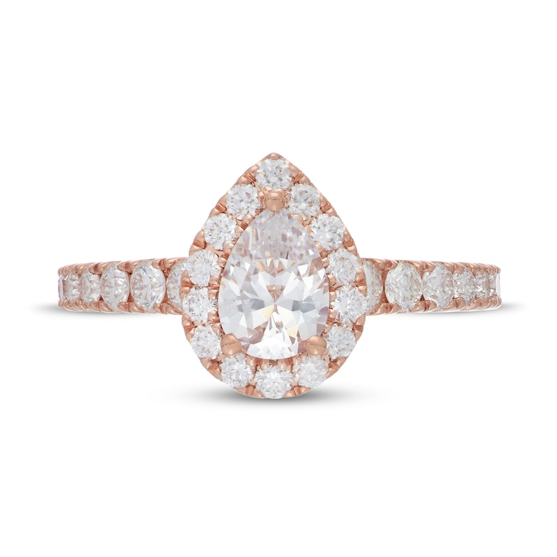 Main Image 3 of Neil Lane Premiere Diamond Engagement Ring 1-1/2 ct tw 14K Rose Gold