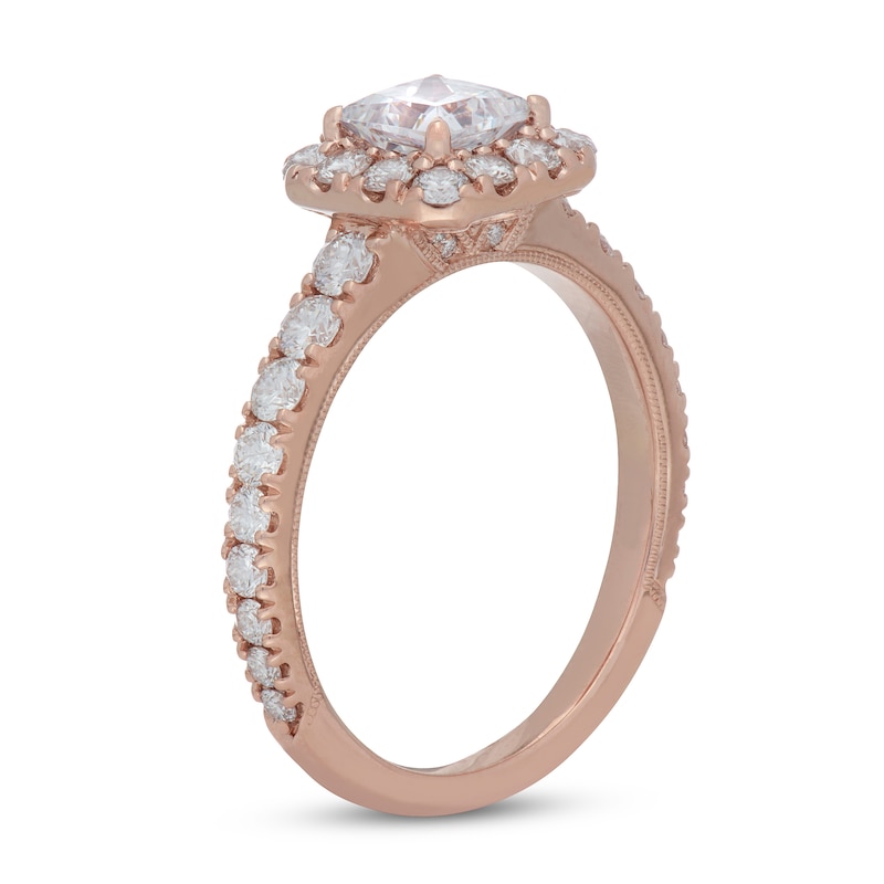 Neil Lane Premiere Diamond Engagement Ring 1-5/8 ct tw 14K Rose Gold