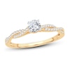 Thumbnail Image 1 of Now + Forever Diamond Engagement Ring 1/2 ct tw Round-cut 14K Yellow Gold