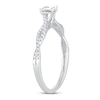 Thumbnail Image 2 of Now + Forever Diamond Engagement Ring 1/2 ct tw Princess & Round 14K White Gold