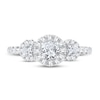 Thumbnail Image 2 of 3-Stone Diamond Engagement Ring 1 ct tw Round-cut 14K White Gold