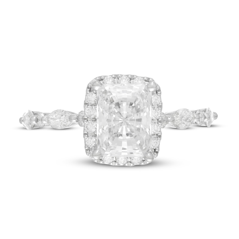Main Image 3 of Neil Lane Premiere Diamond Engagement Ring 2-1/4 ct tw Radiant/Round/Marquise 14K White Gold