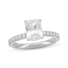 Thumbnail Image 0 of Neil Lane Diamond Engagement Ring 2-3/8 ct tw Radiant & Round 14K White Gold