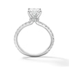 Thumbnail Image 5 of Neil Lane Radiant-Cut Diamond Hidden Halo Engagement Ring 2-3/8 ct tw 14K White Gold