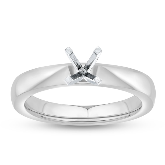 Engagement Ring Setting 14K White Gold