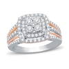 Thumbnail Image 0 of Diamond Engagement Ring 3/4 ct tw Round-cut 10K Two-Tone Gold